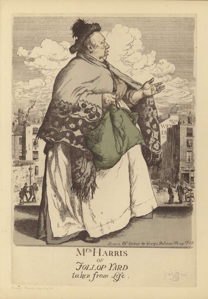 Mrs Harris of Follop Yard by George Belcher