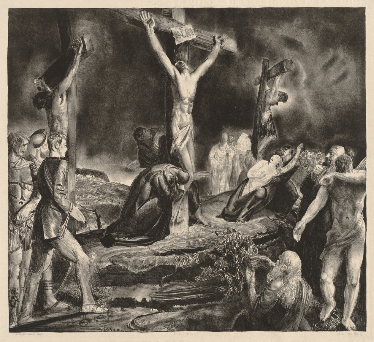 Crucifixion of Christ by George Bellows