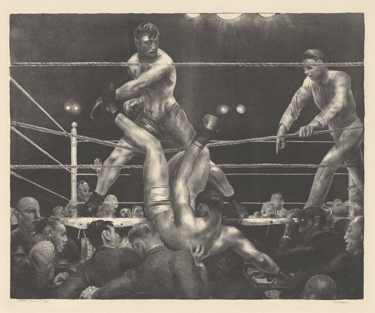 Dempsey and Firpo by George Bellows