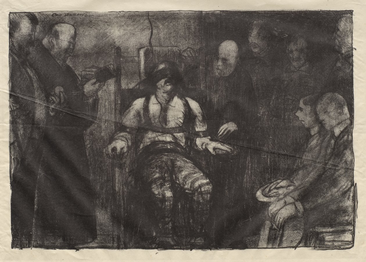 Electrocution, First State by George Bellows