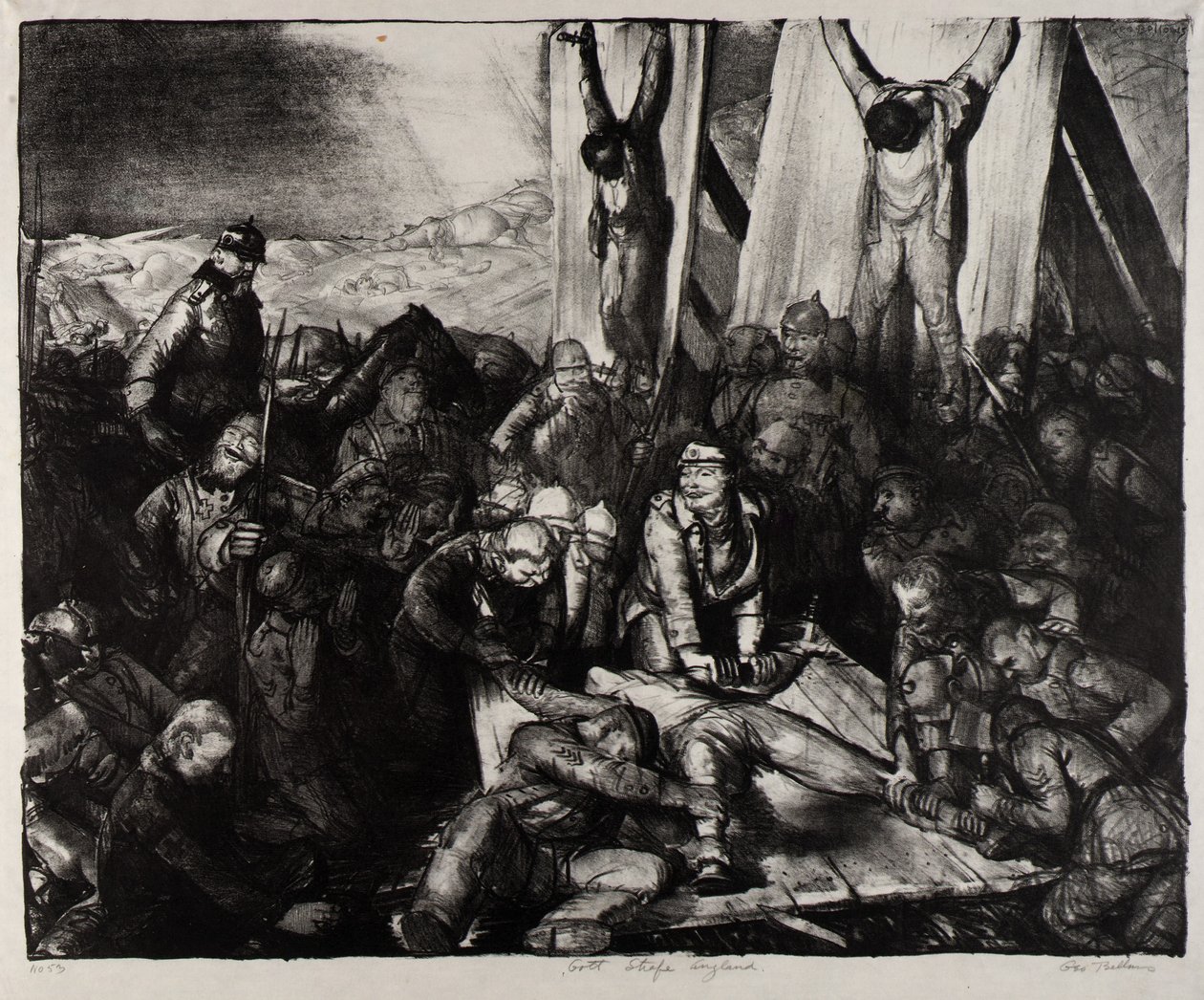 God Punish (God Punish England) by George Bellows