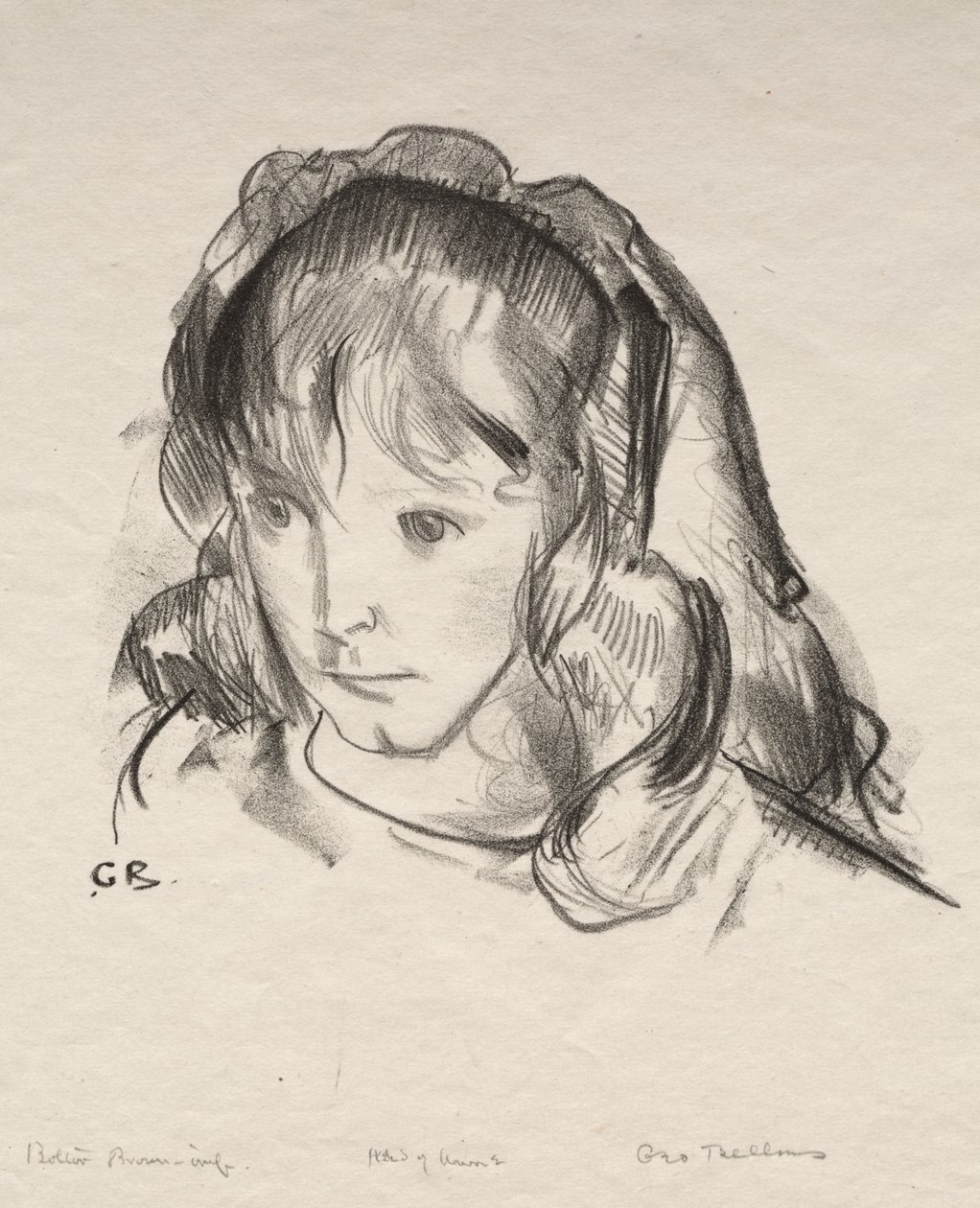 Head of Anne by George Bellows