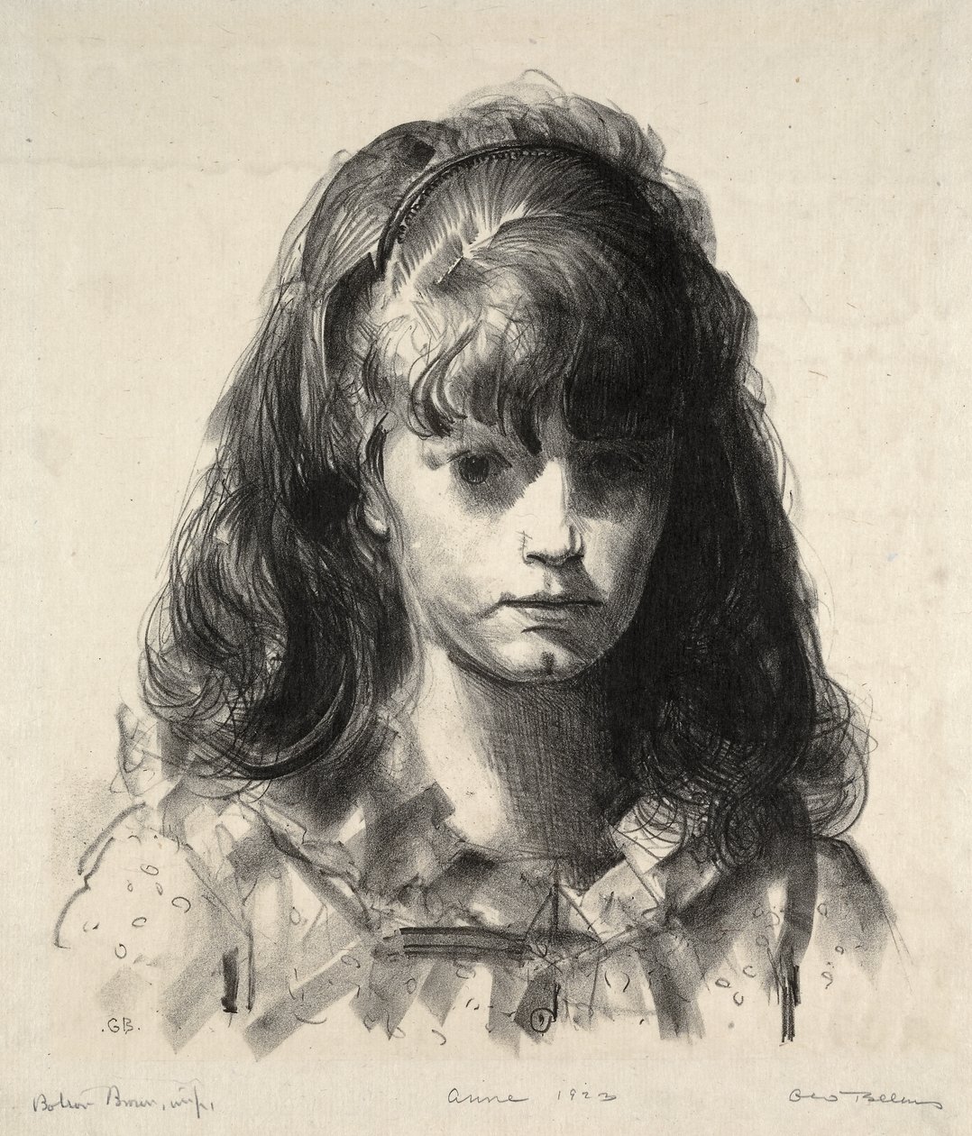 Head of Anne by George Bellows