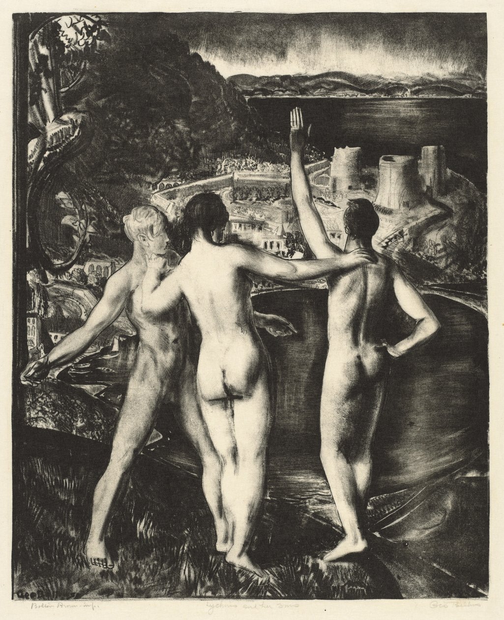 Lychnis and Her Sons by George Bellows