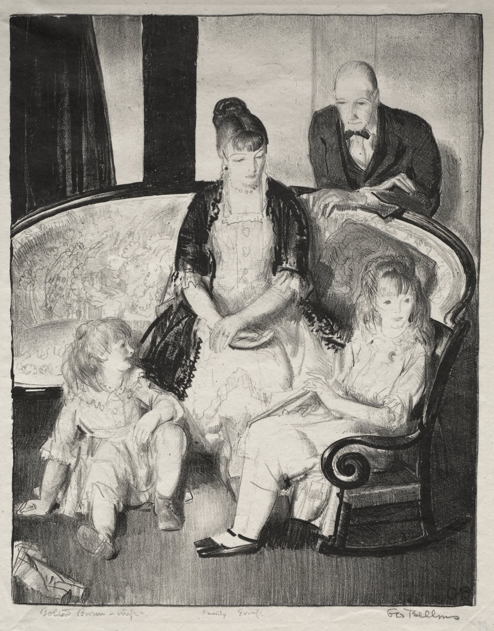 My Family, Second Stone by George Bellows