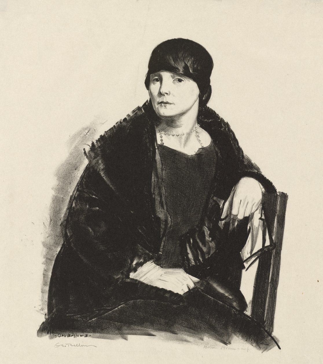 Portrait of Mrs. R. by George Bellows