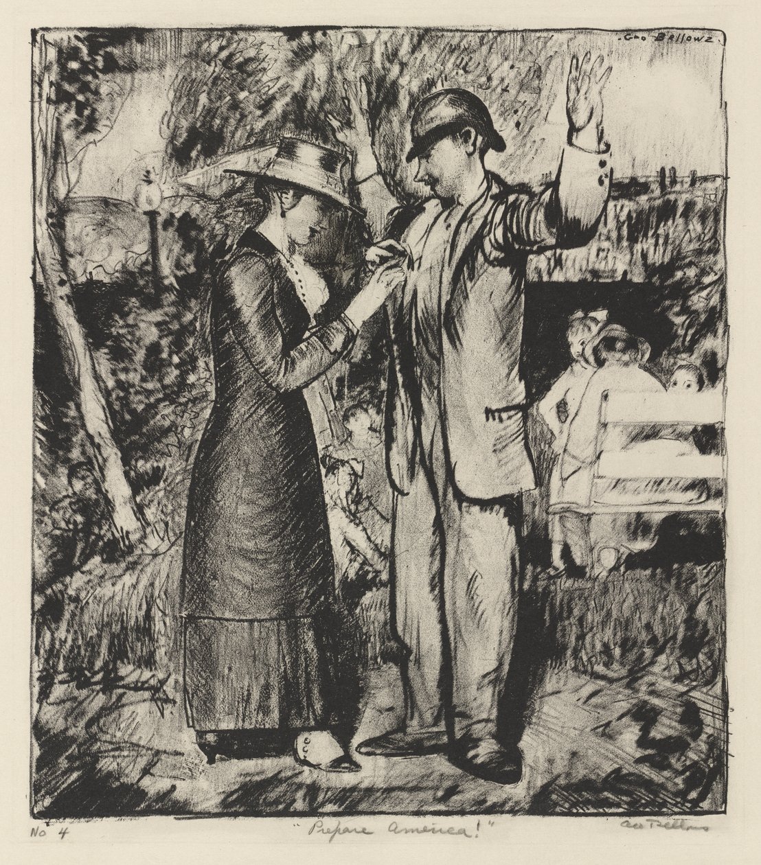 "Prepare, America!" by George Bellows