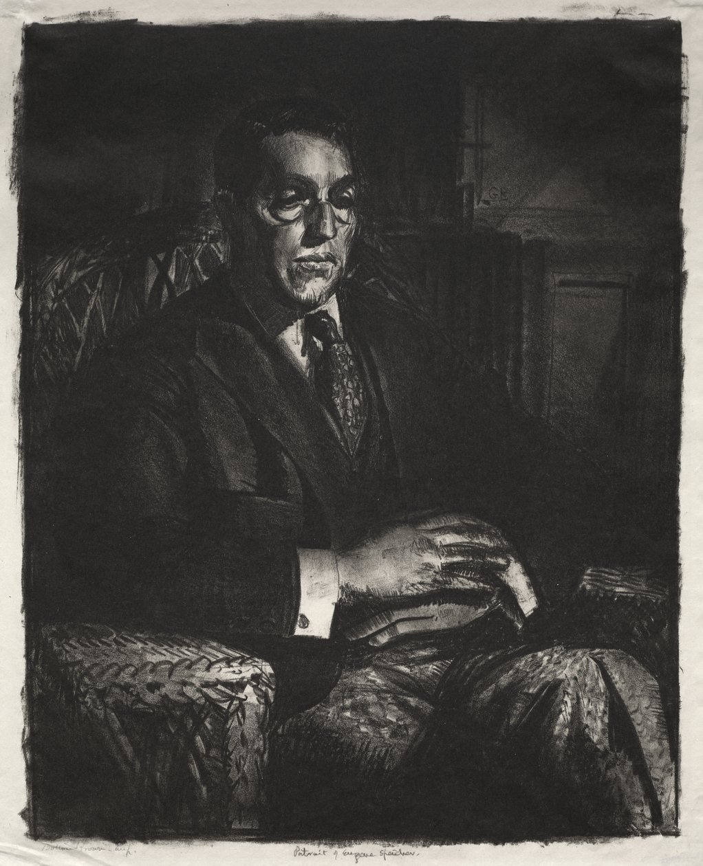 Speicher Seated in a Chair by George Bellows