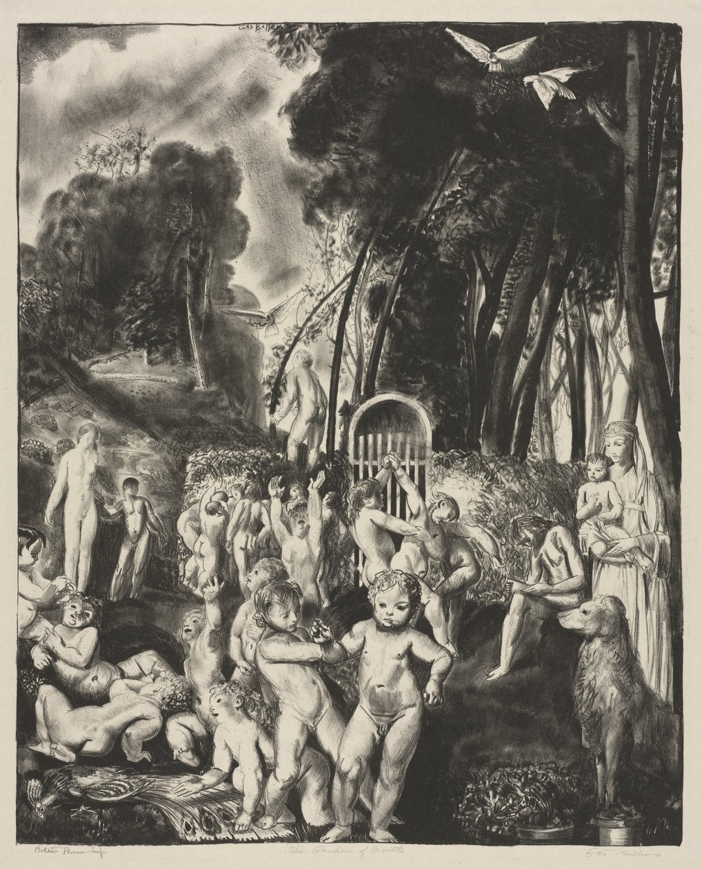 The Garden of Growth by George Bellows