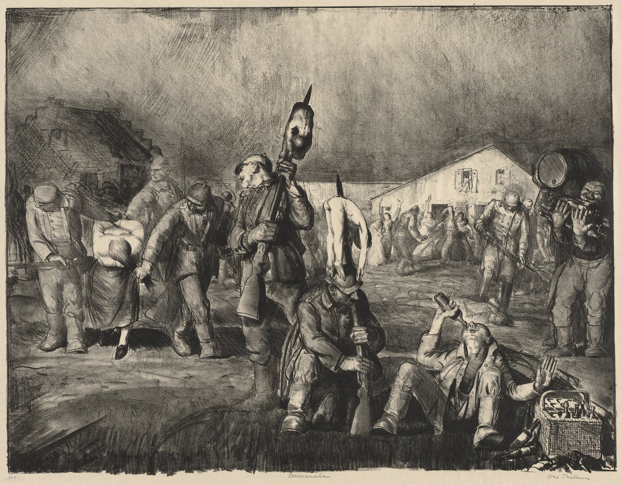 War Series: The Bacchanale by George Bellows
