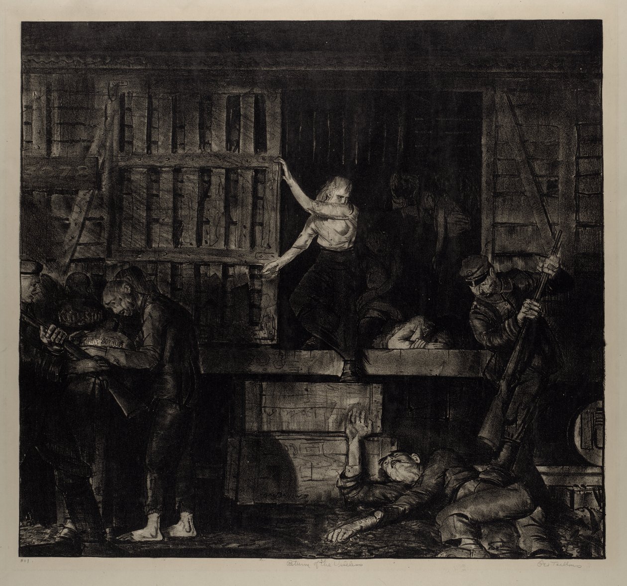 War Series: The Return of the Useless by George Bellows