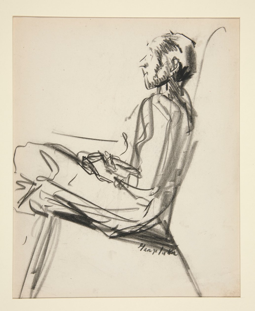Seated Man by George Benjamin Luks