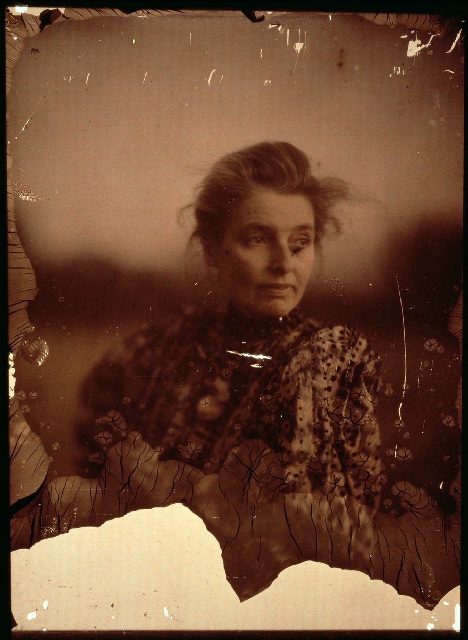 Portrait photograph of Beatrice Webb by George Bernard Shaw