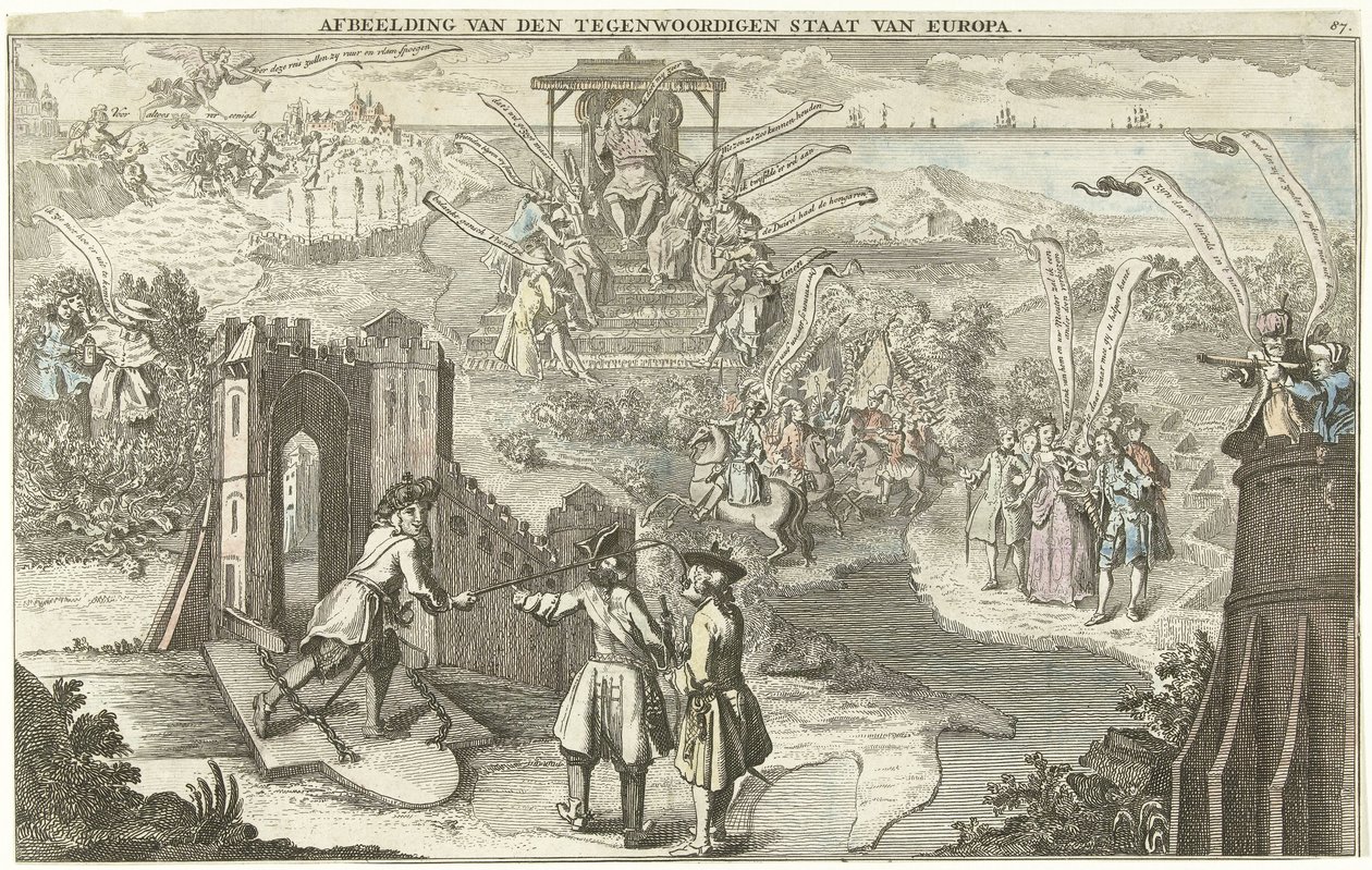 The Present State of Europe, 1742 by George Bickham (II)