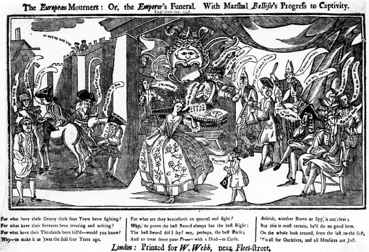 The European Mourners, or the Emperor