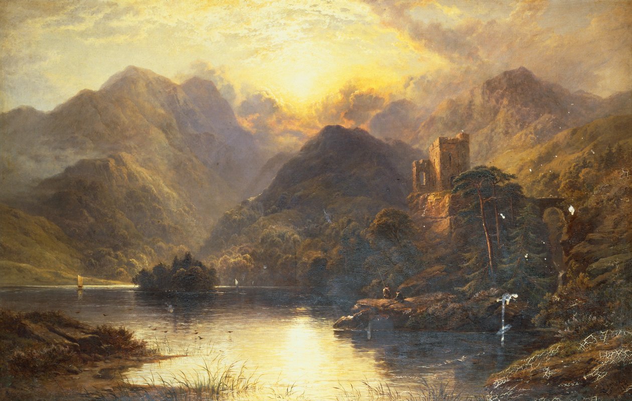 A Highland Loch by George Blackie Sticks