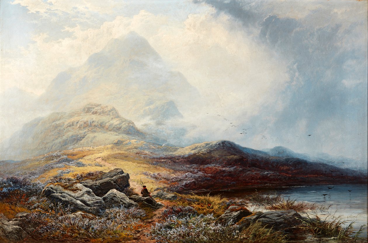 Grampian Hills Storm Clearing Off by George Blackie Sticks
