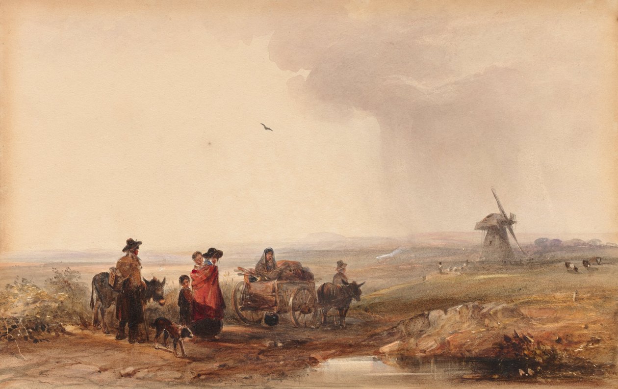 Gypsy Camp, Holland by George Bryant Campion