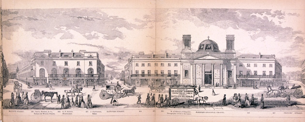 Panorama of London, 1849 by George C Leighton