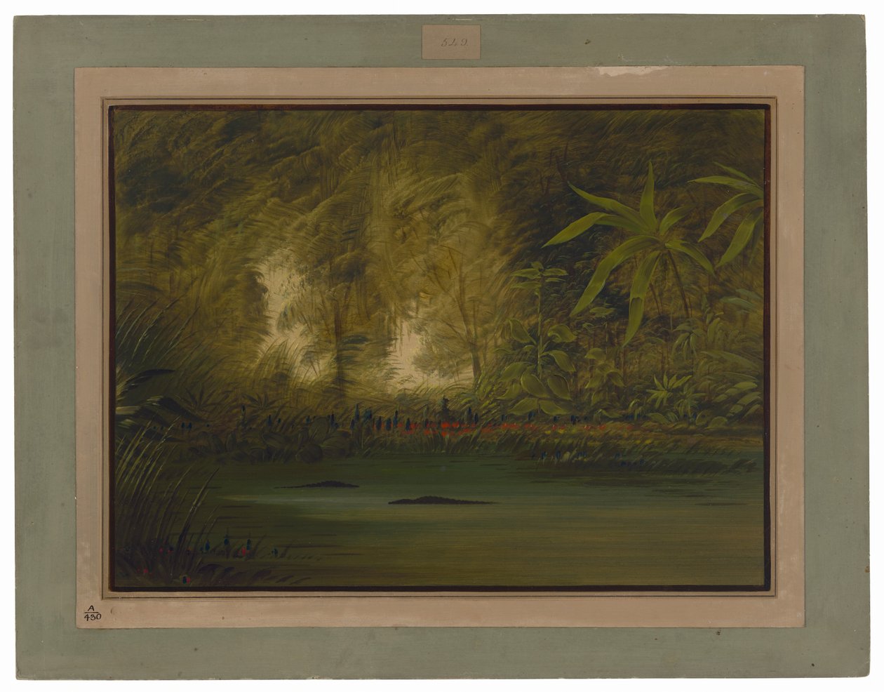 A Lagoon of the Upper Amazon by George Catlin