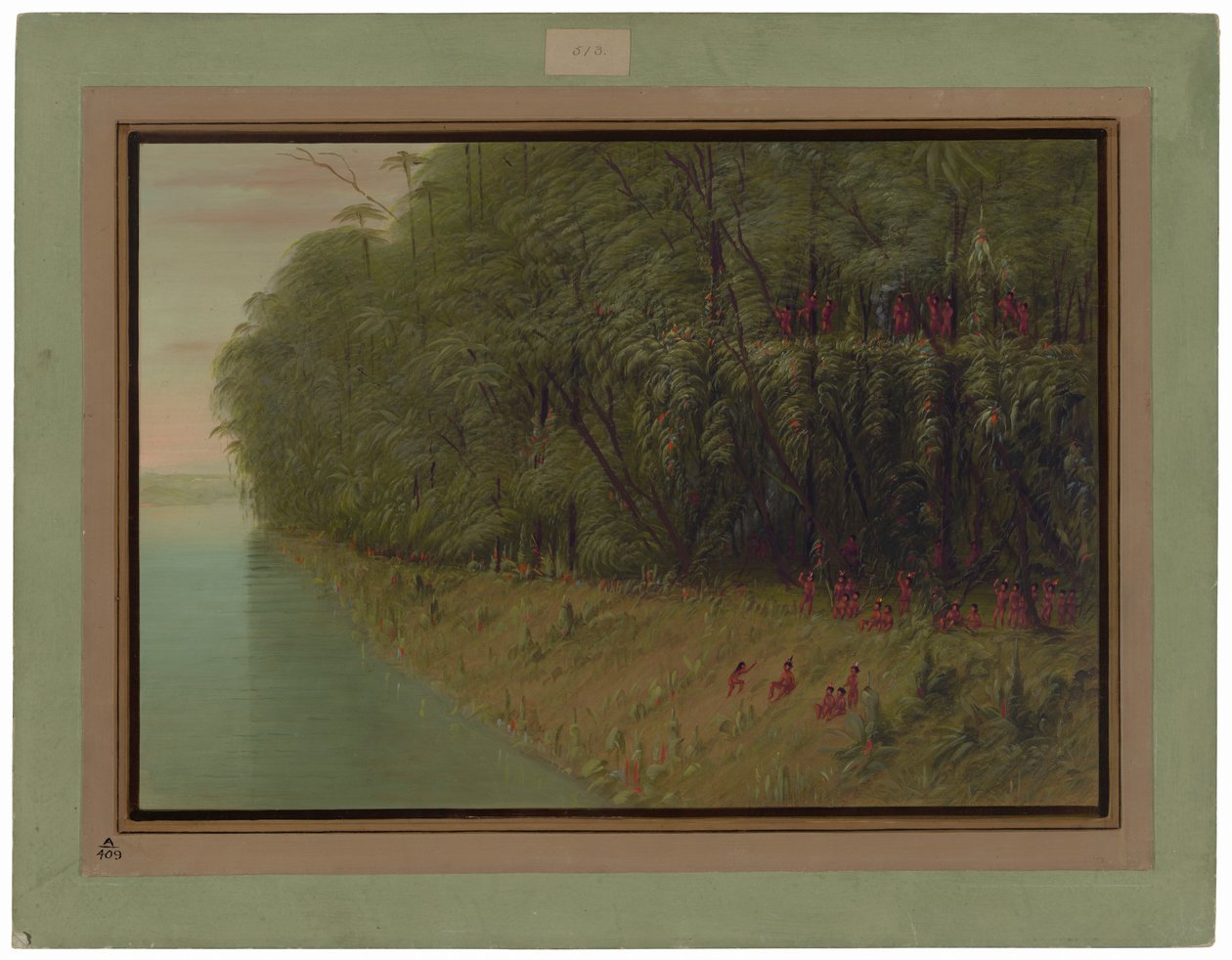 An Amazon Forest - Looking Ashore by George Catlin