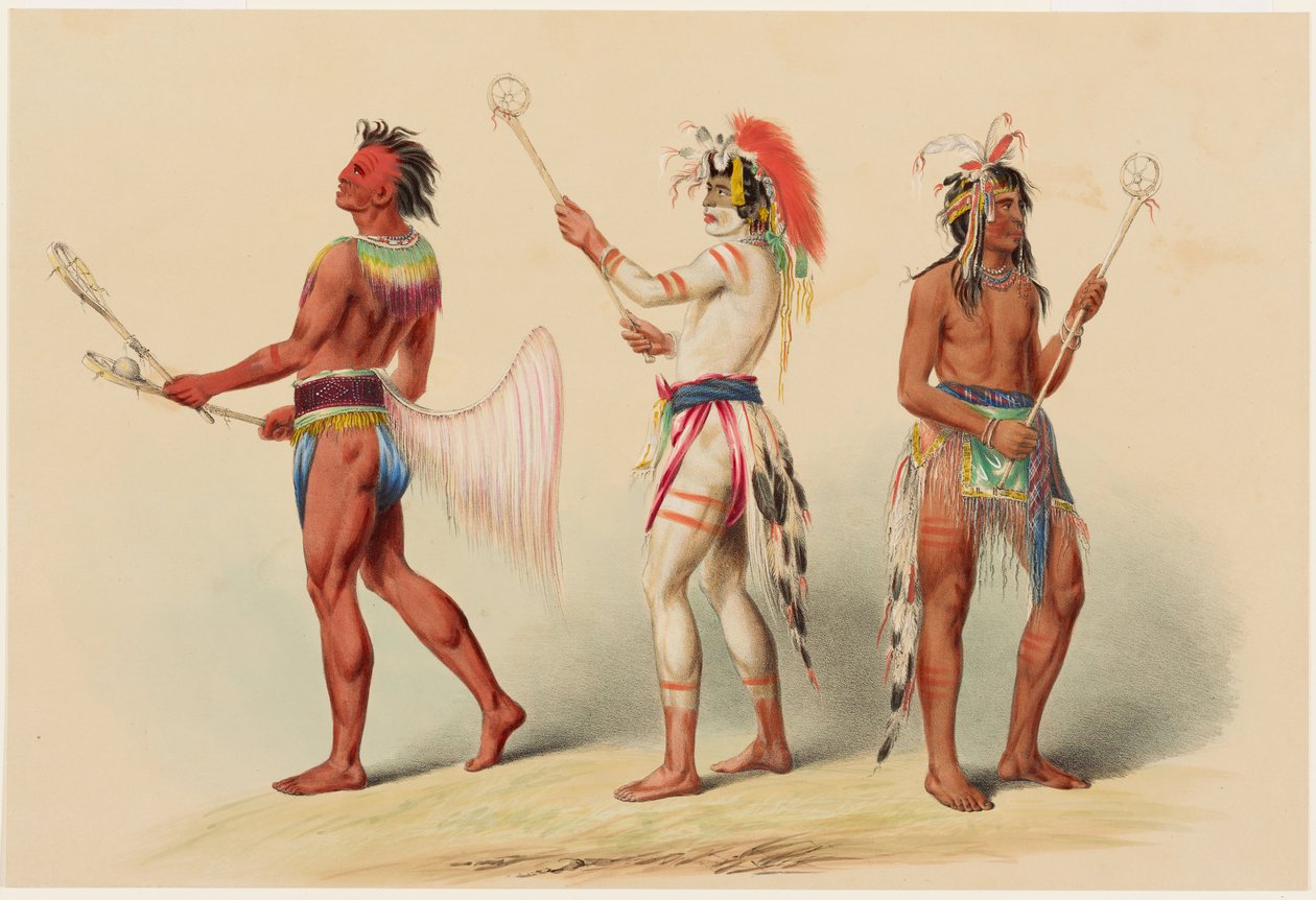 Ball Players by George Catlin