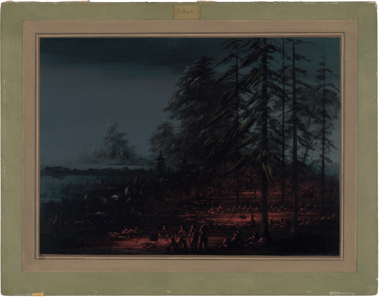 Bivouac of a Sioux War Party by George Catlin