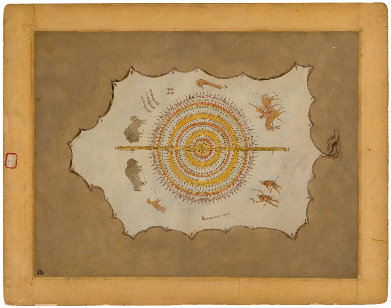 Facsimile of a Mandan Robe by George Catlin