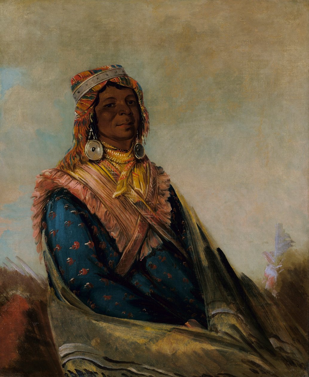 Hól-te-mál-te-téz-te-néek-ee, Sam Perryman by George Catlin