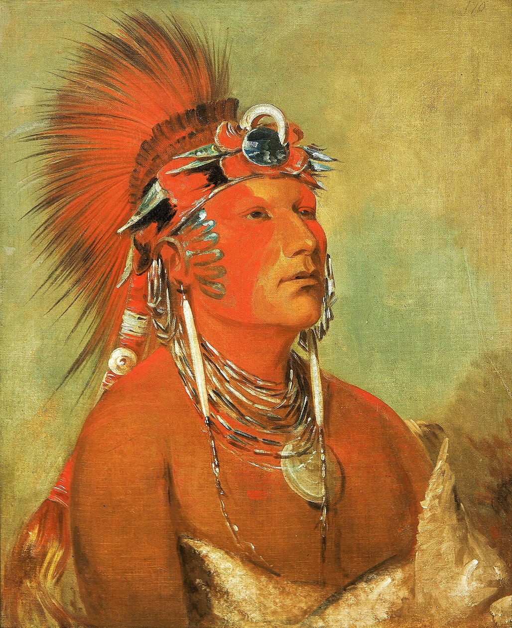 Jee-hé-o-hó-shah, Cannot Be Thrown Down, a Warrior by George Catlin