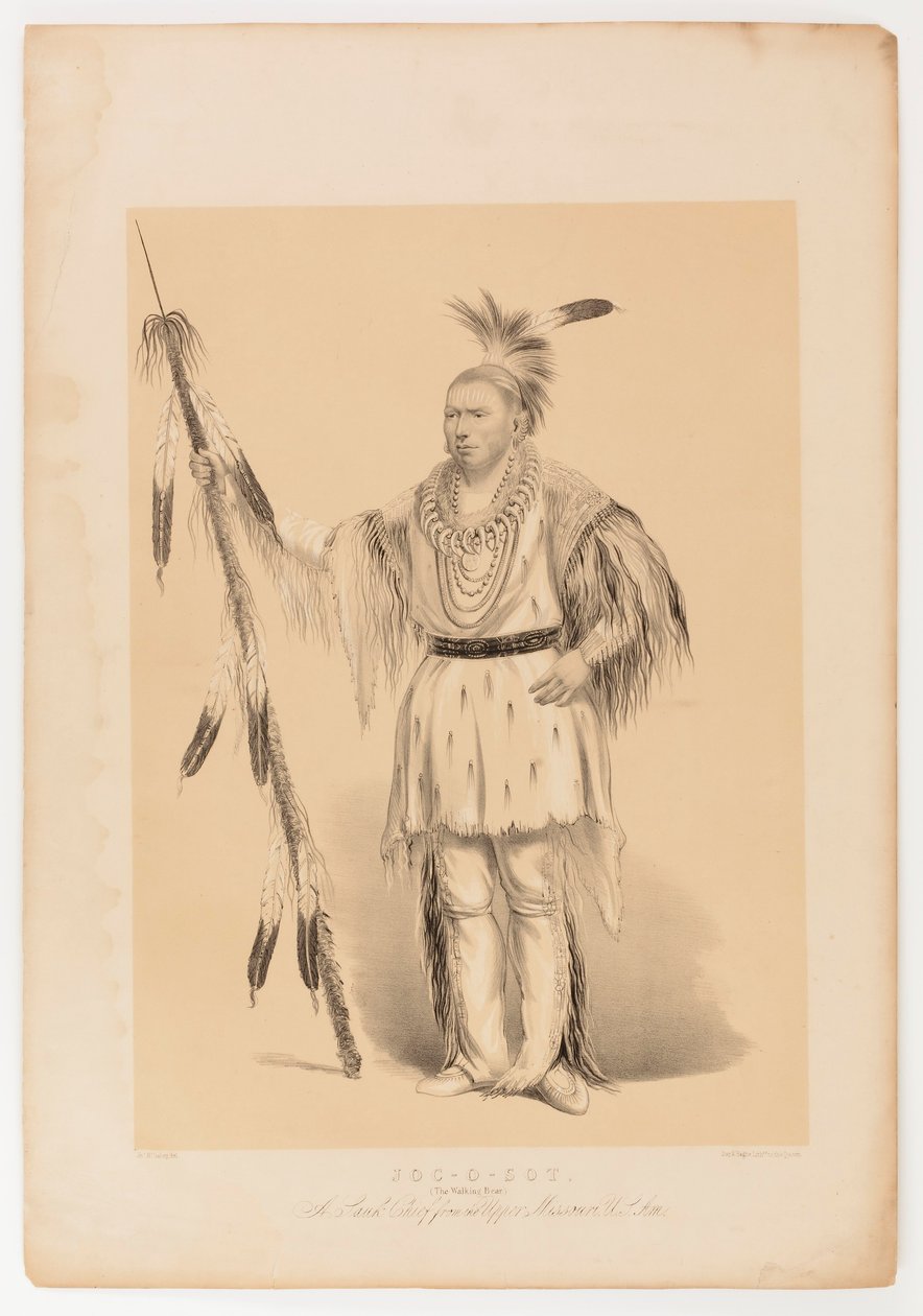 Joc-o-sot, the Walking Bear by George Catlin