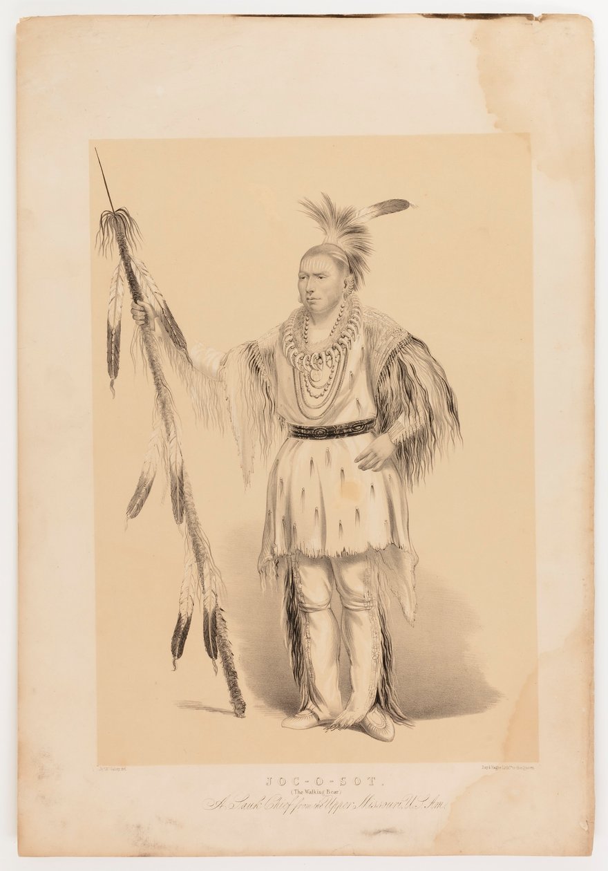 Joc-o-sot, the Walking Bear by George Catlin