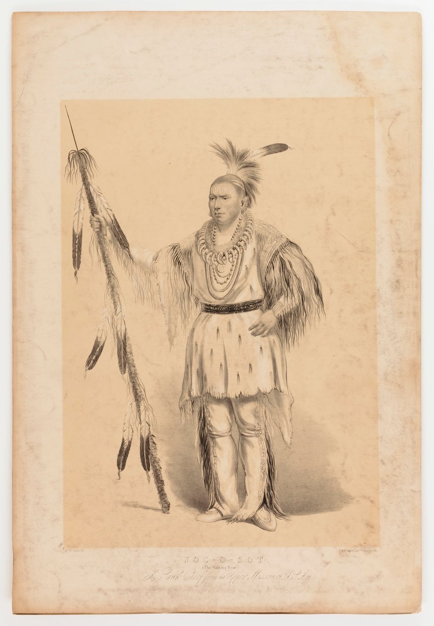 Joc-o-sot, the Walking Bear by George Catlin
