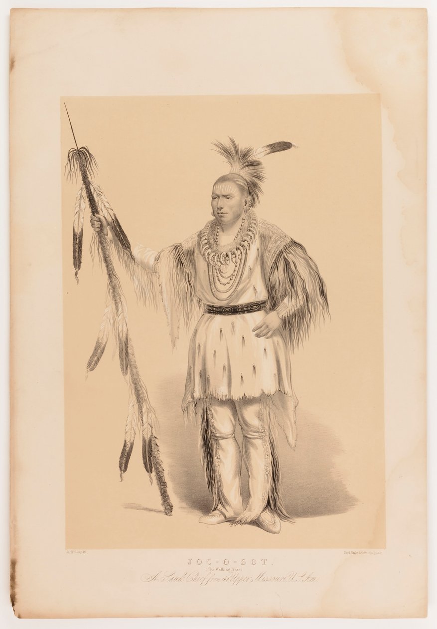 Joc-o-sot, the Walking Bear by George Catlin