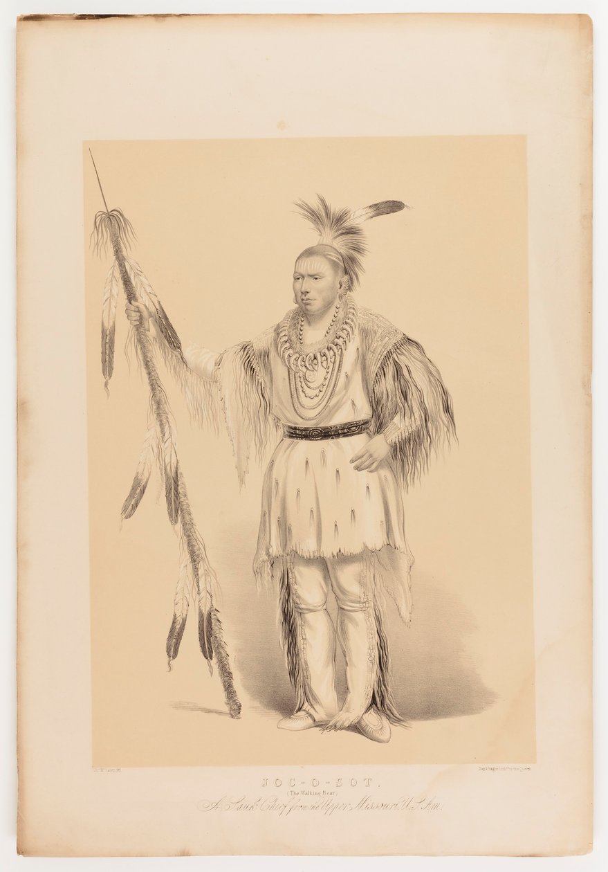 Joc-o-sot, the Walking Bear by George Catlin