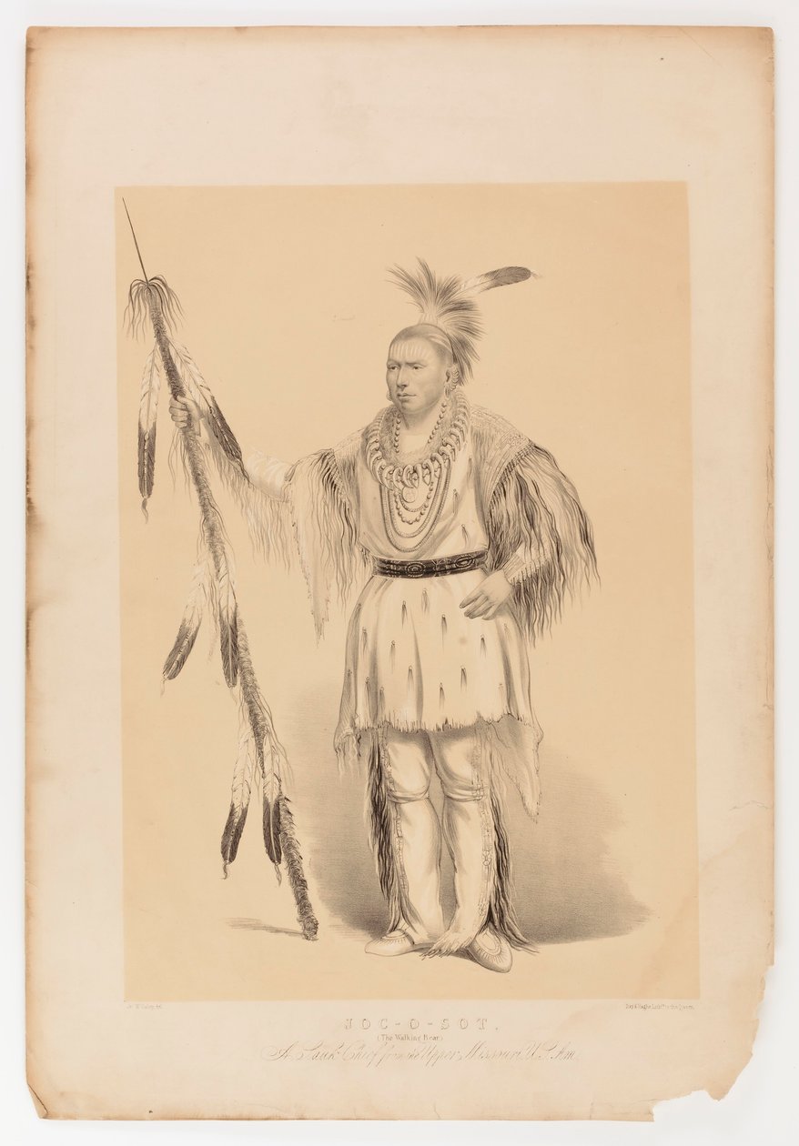 Joc-o-sot, the Walking Bear by George Catlin
