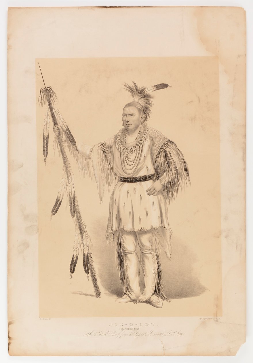 Joc-o-sot, the Walking Bear by George Catlin