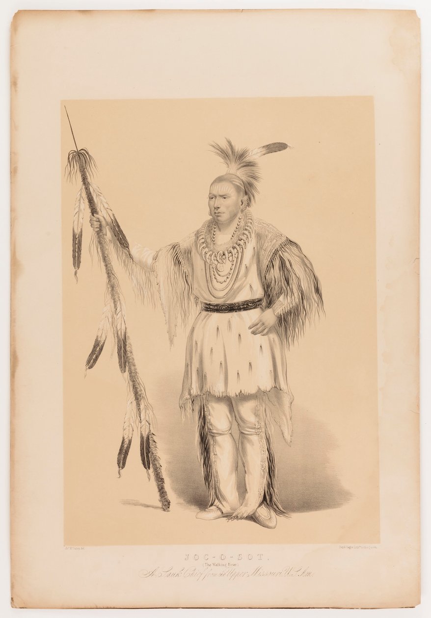 Joc-o-sot, the Walking Bear by George Catlin