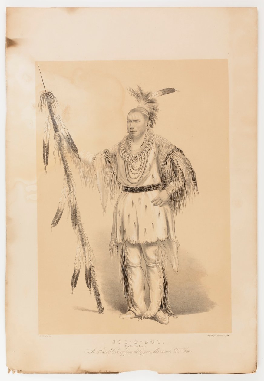 Joc-o-sot, the Walking Bear by George Catlin