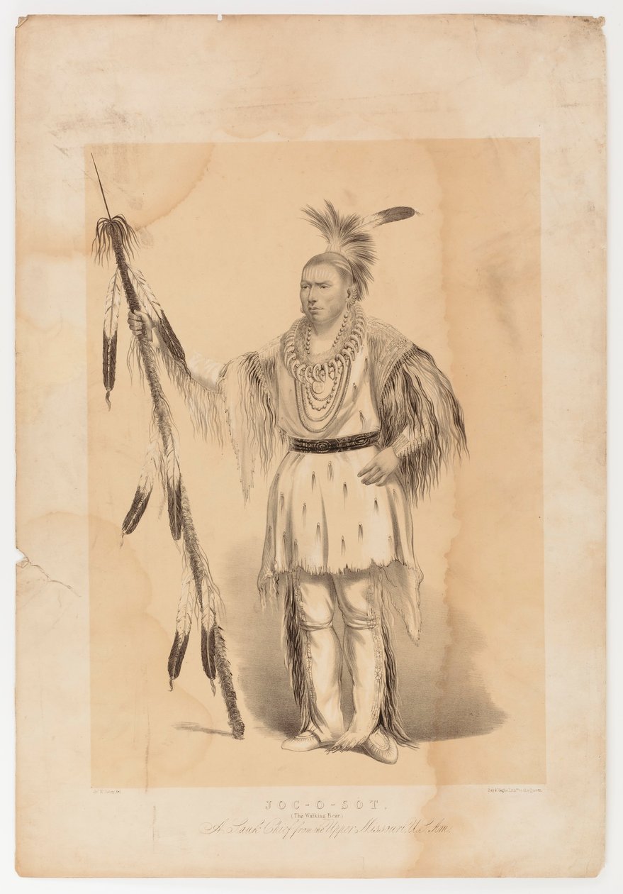 Joc-o-sot, the Walking Bear by George Catlin