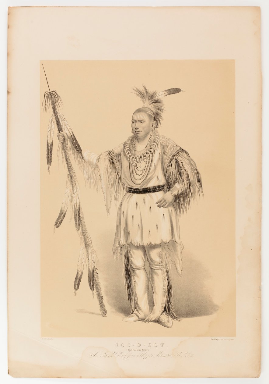 Joc-o-sot, the Walking Bear by George Catlin