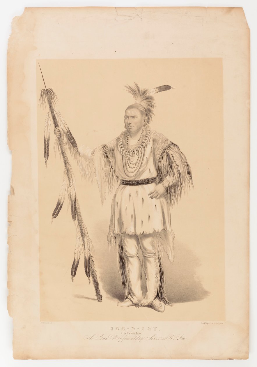 Joc-o-sot, the Walking Bear by George Catlin