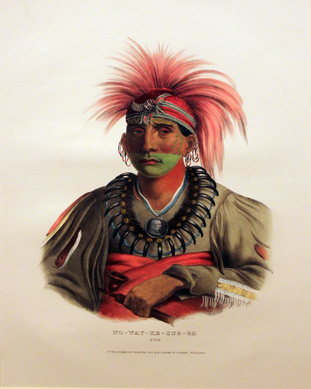 No-Way-Ke-Sug-Ga, Otoe by George Catlin