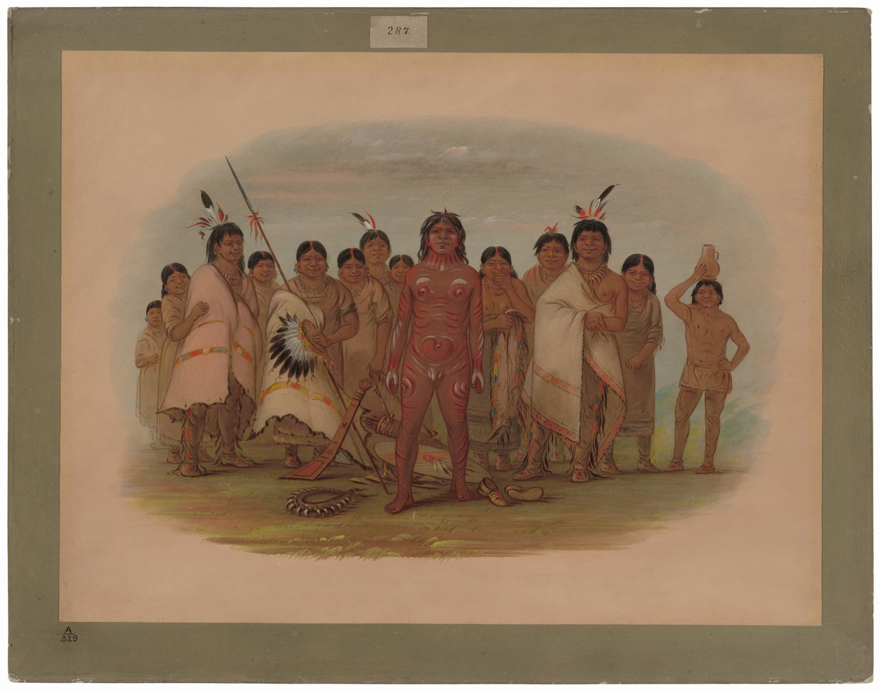 Paint Me - Apachee by George Catlin