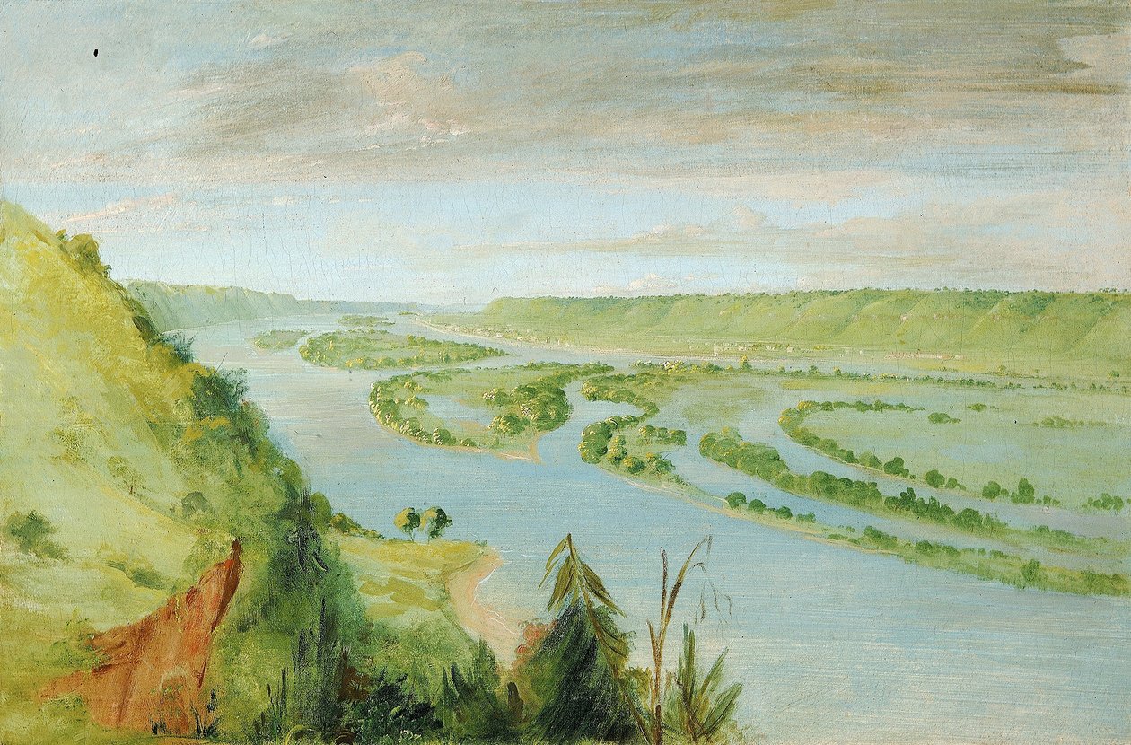 Prairie du Chien, United States Garrison by George Catlin
