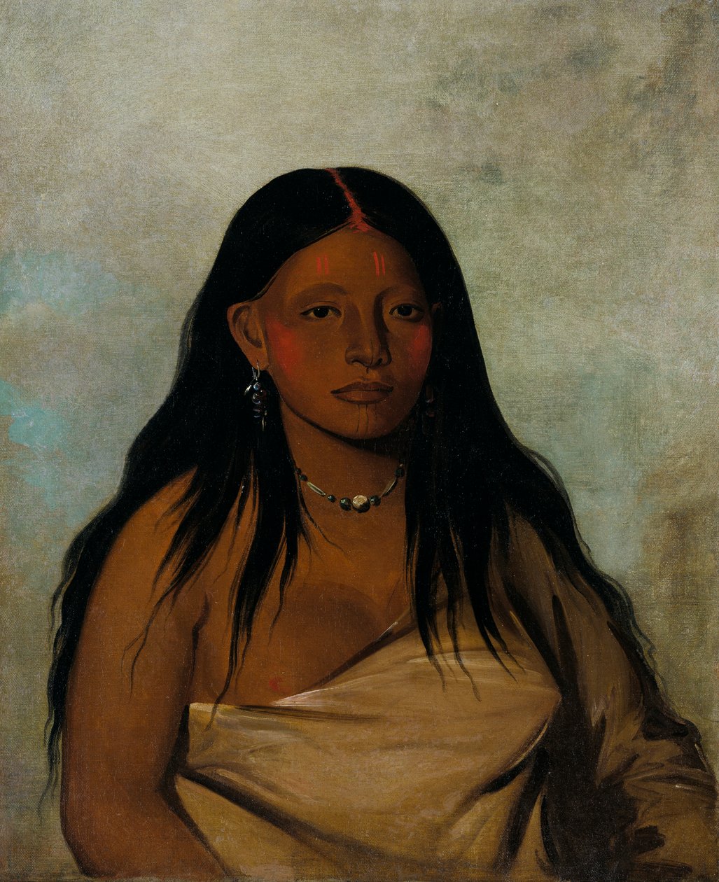 Shé-de-ah, Wild Sage, a Wichita Woman, 1834 by George Catlin