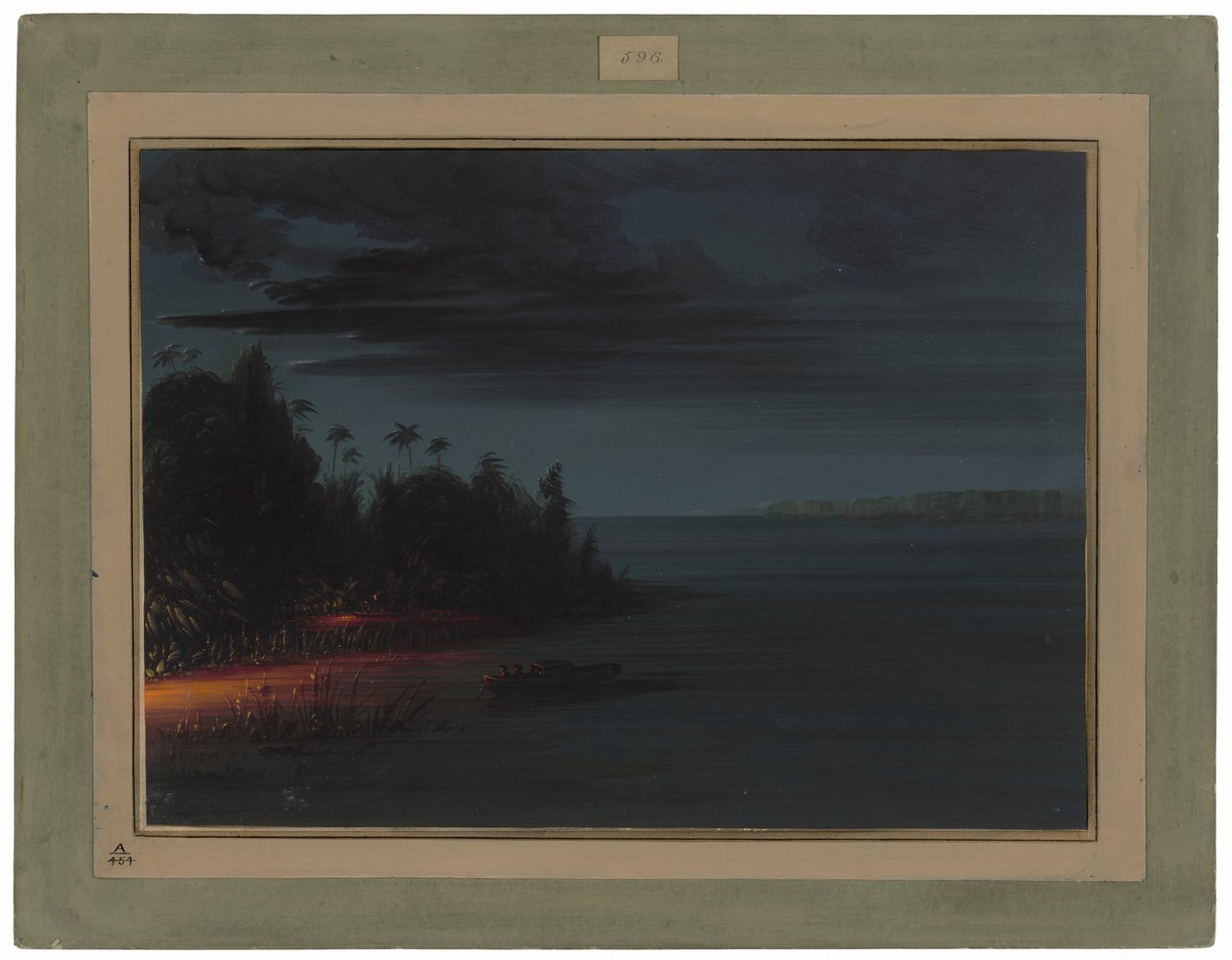 Spearing by Torchlight by George Catlin
