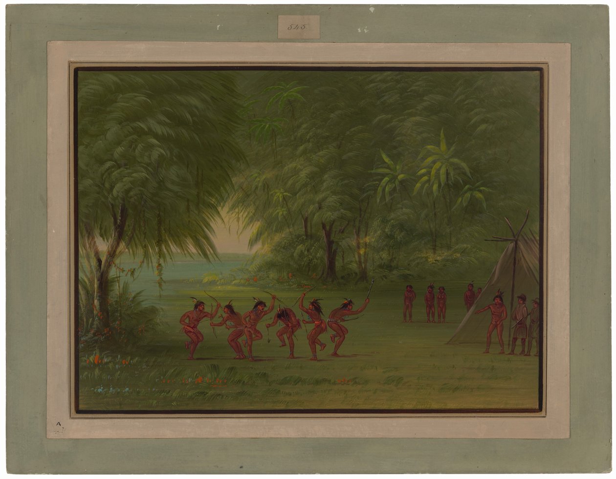 Tapuya Encampment by George Catlin