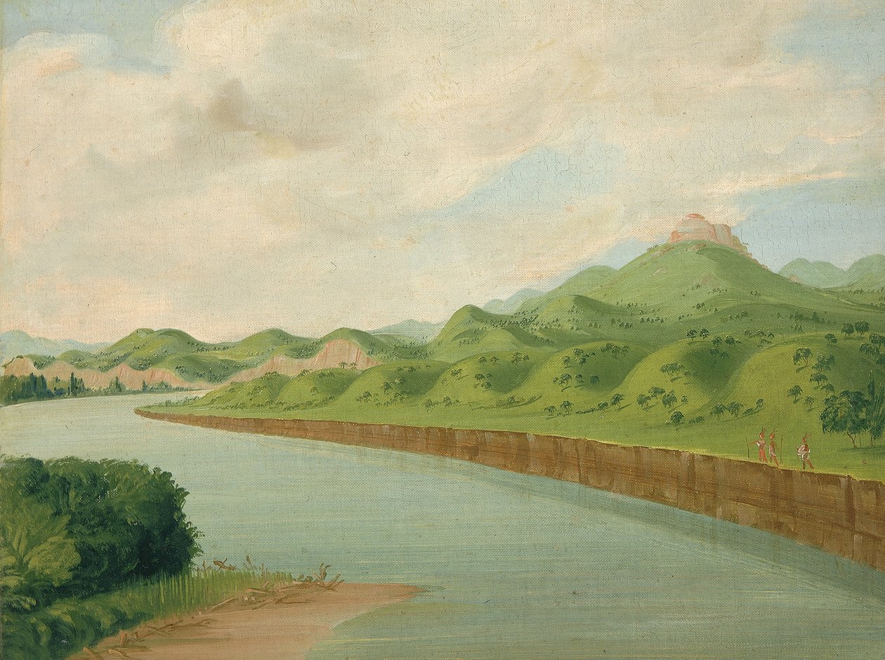 The Tower, 1100 Miles Above St. Louis by George Catlin