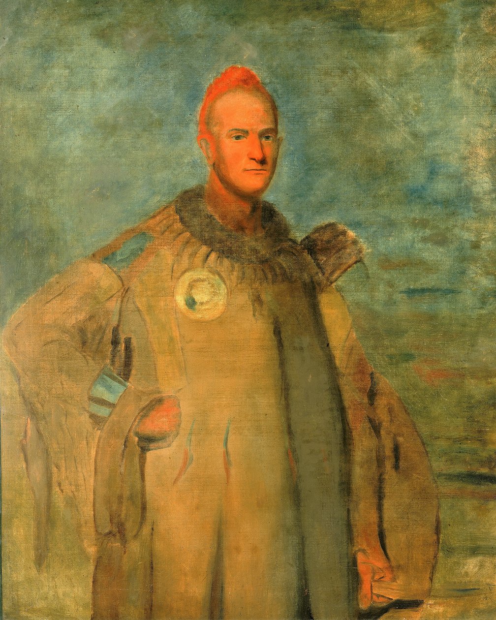 Theodore Burr Catlin, in Indian Costume by George Catlin